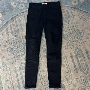 Madewell Classic Black Denim Roadtripper Jean